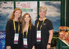 Maggie Travis, Lee-Ann Cudmore and Brenda Briggs with Rice Fruit Company.
